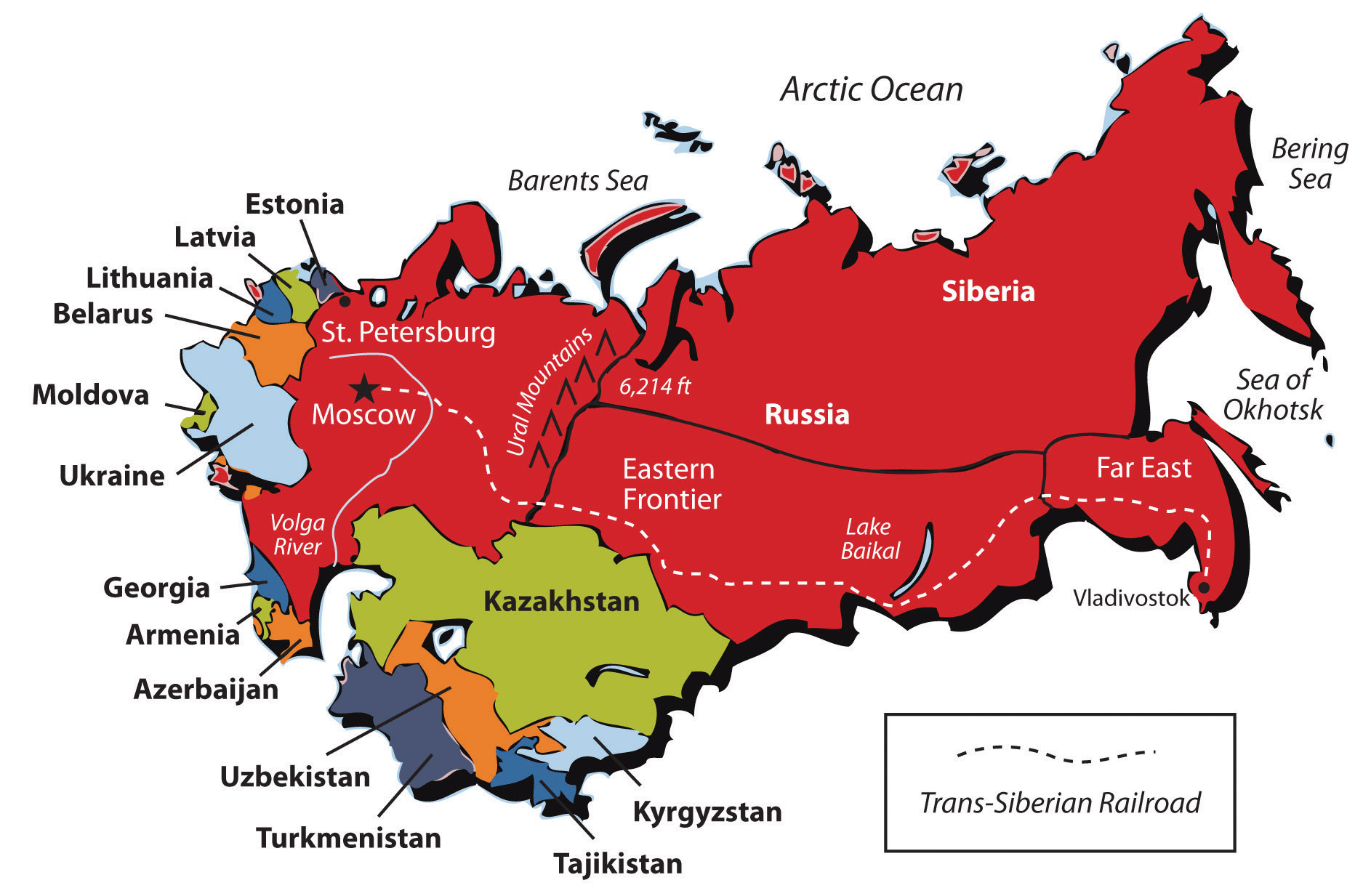 The Countries of the USSR.